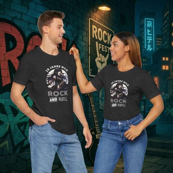 18 Jahre Wild | Rock and roll | Geburtstags Shirt Rock