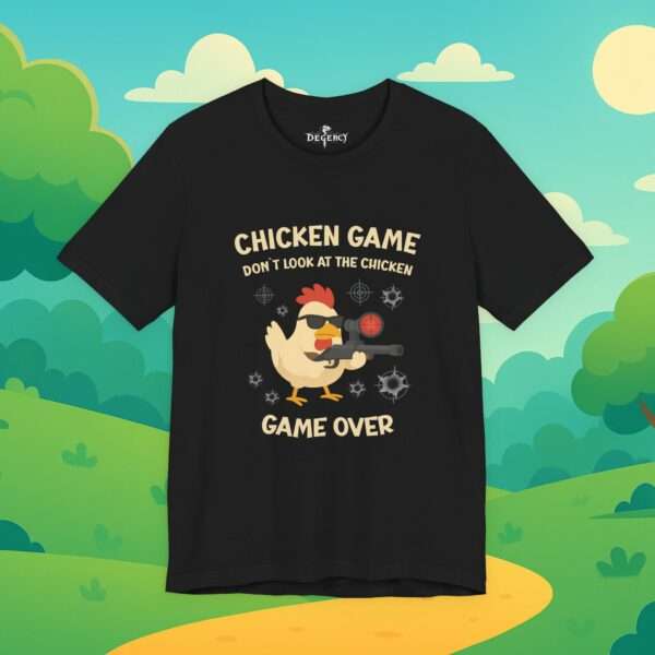 9043058449341726030_v2_2048_custom.jpeg Chicken Game game don´t lock at the chicken | Game Over | Huhn shirt