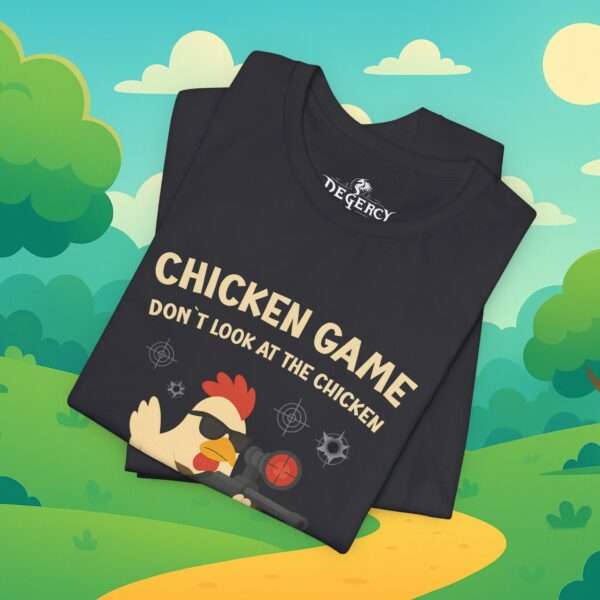 9308837649216000786_v2_2048_custom-1.jpeg Chicken Game game don´t lock at the chicken | Game Over | Huhn shirt
