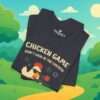 Chicken Game game don´t lock at the chicken | Game Over | Lustiges t-Shirt