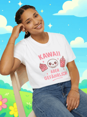Kawaii Shirt | Kawaii aber gefährlich | Süß, niedlich & rebellisch | Shirt für Damen & Herren | Unisex Shirt | Kawaii Shirt