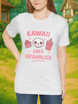 Kawaii Shirt | Kawaii aber gefährlich |  Süß, niedlich & rebellisch | Shirt für Damen & Herren | Unisex Shirt | Kawaii Shirt