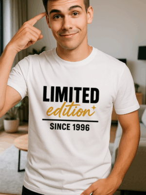 Premium 30 Geburtstag TShirt Schlicht Vintage – Limited Edition 1996