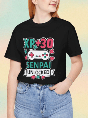 30 Geburtstag Gamer Shirt | Senpai unlocked | Unisex