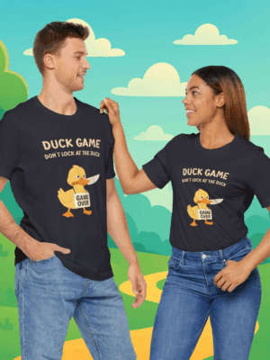 Duck Game don´t lock at my duck | Enten Shirt