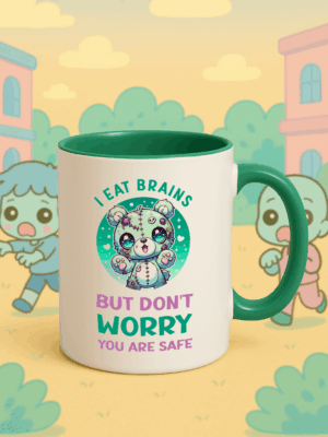 Creepy Wonderland Tasse mit Kawaii hintergrung