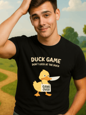 Duck T-Shirt – Lustig, frech und perfekt für Gamer!